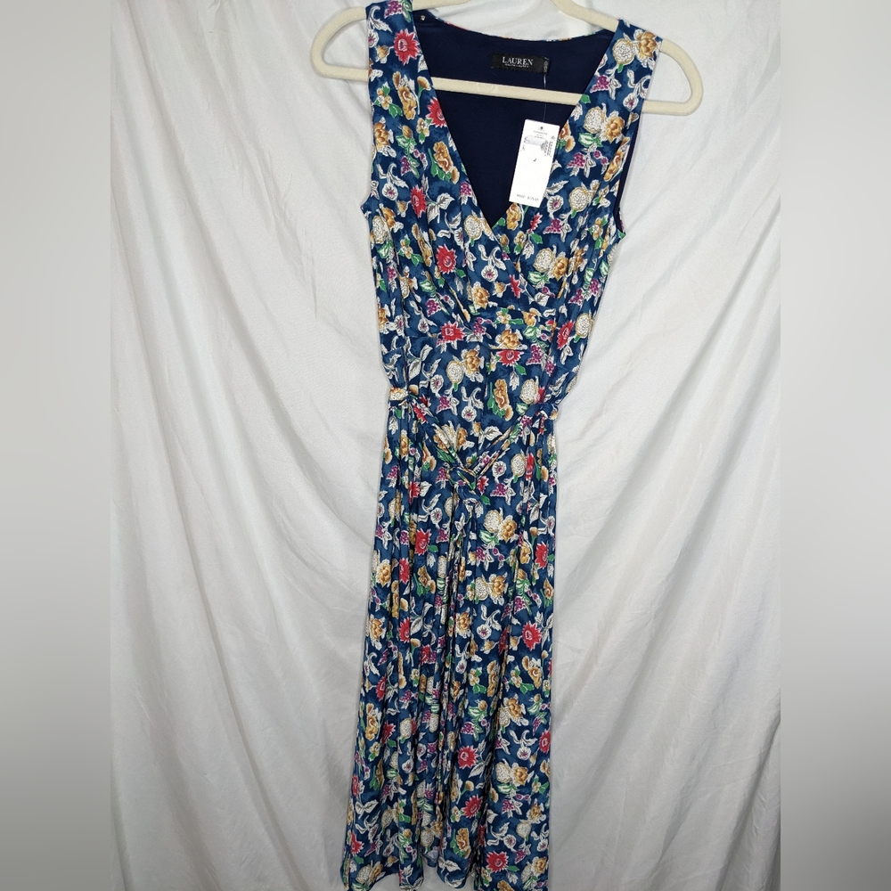 Lauren Ralph Lauren Blue Floral Dress, 2